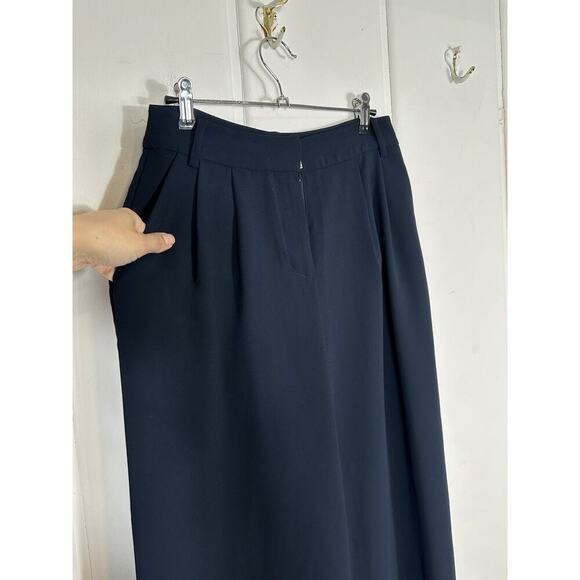 Whistles Wide Leg Tailored Trouser Culottes Pants Minimalist Workwear - Size‎ 2 - Picture 2 of 12